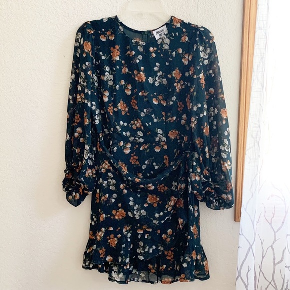 Princess Polly Teal Meral Mini Dress 6 - Picture 4 of 15